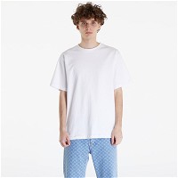 Essential T-Shirt With Tonal Print White