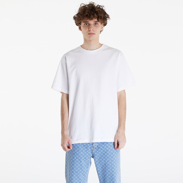 Essential T-Shirt With Tonal Print White