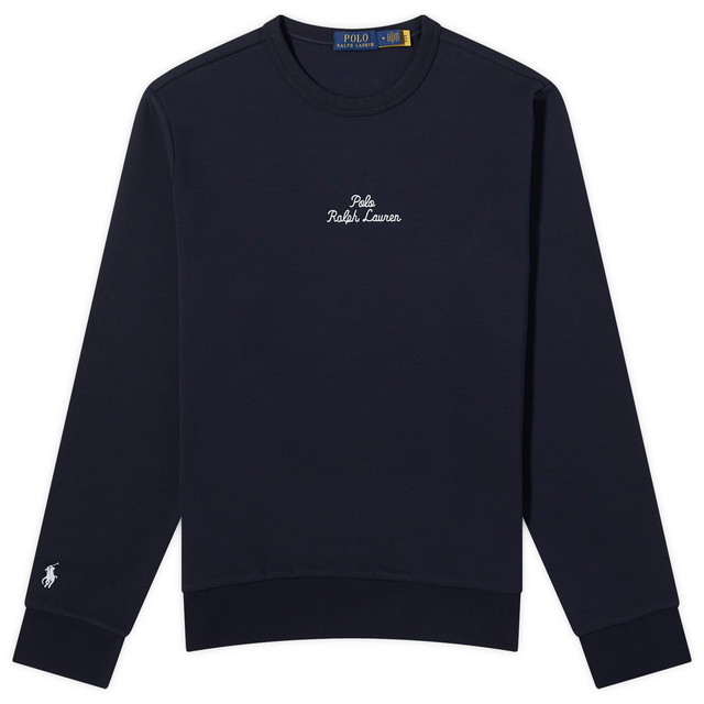 Sweatshirt Polo by Ralph Lauren Chain Stitch Logo Fekete | 710941833002