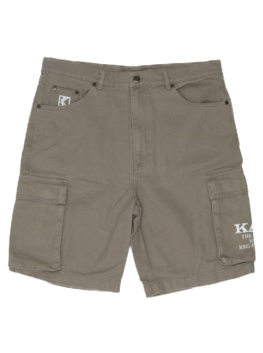 Rövidnadrág Karl Kani Retro Washed Cargo Shorts Zöld | 6012190