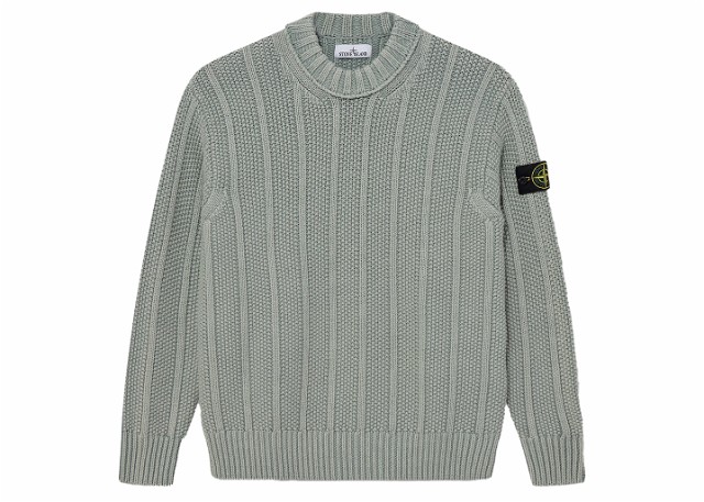 Pulóver Stone Island Pure Wool Sweater Szürke | 7915568T1-V0055
