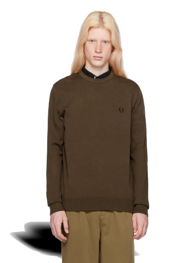 Pulóver Fred Perry Classic Sweater Barna | K9601-Q21