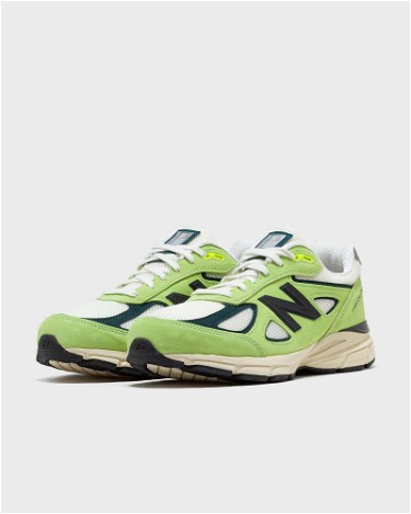 Sneakerek és cipők New Balance 990v4 Made in USA "Hi-Lite" Zöld | U990NB4, 3