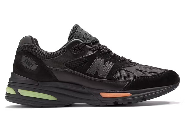 Sneakerek és cipők New Balance 991v2 MiUK London Marathon Fekete | U991LD2
