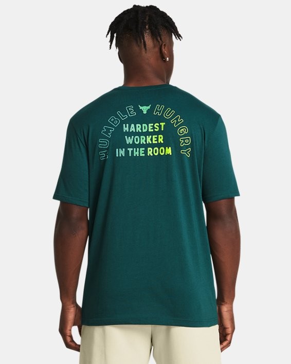 Póló Under Armour Project Rock H&H Kurzarm-Shirt mit Zöld | 1383229-449, 1