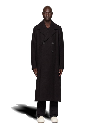 Kabátok Rick Owens New Bell Coat Barna | RL02C7954 WFM