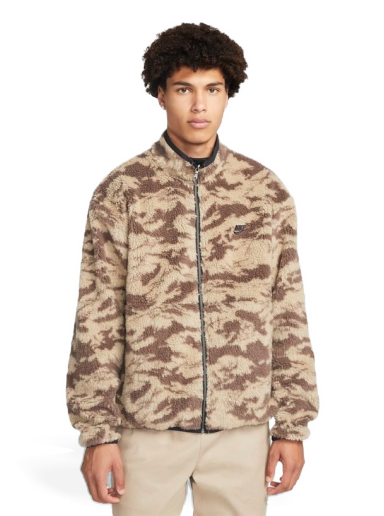 Sweatshirt Nike Club Fleece+ Full-Zip Reversible Winterized Top Barna | DQ4884-010