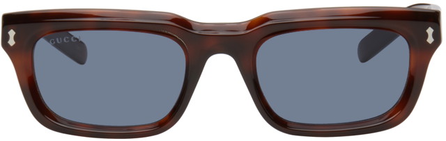 Napszemüveg Gucci Gucci Brown Rectangular Frame Sunglasses Barna | GG1524S-002