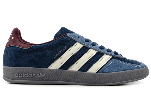 Sneakerek és cipők adidas Originals Gazelle Indoor Crew Navy Burgundy Sötétkék | ID1008