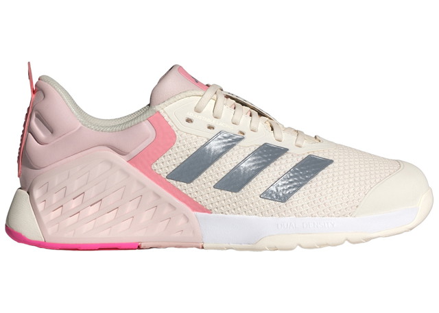 Sneakerek és cipők adidas Performance Dropset 3 Chalk White Iron Metallic Semi Pink Spark W Rózsaszín | ID8635