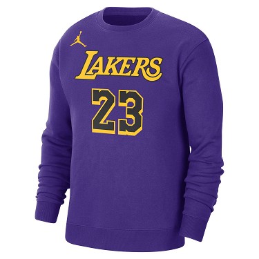 Sweatshirt Jordan Jordan NBA Los Angeles Lakers LeBron James Courtside Statement Edition Fleece Hoodie Orgona | DN4718-508, 0