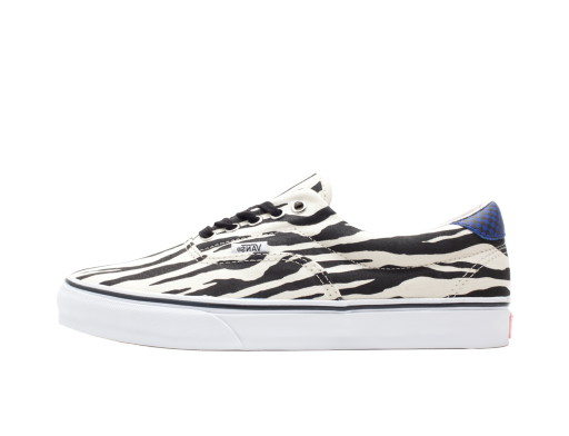 Sneakerek és cipők Vans Era Style 46 Supreme Zebra White Fekete | VN-OLO84KH