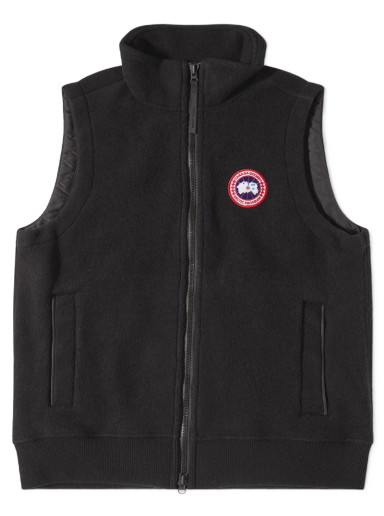 Mersey Fleece Vest Black