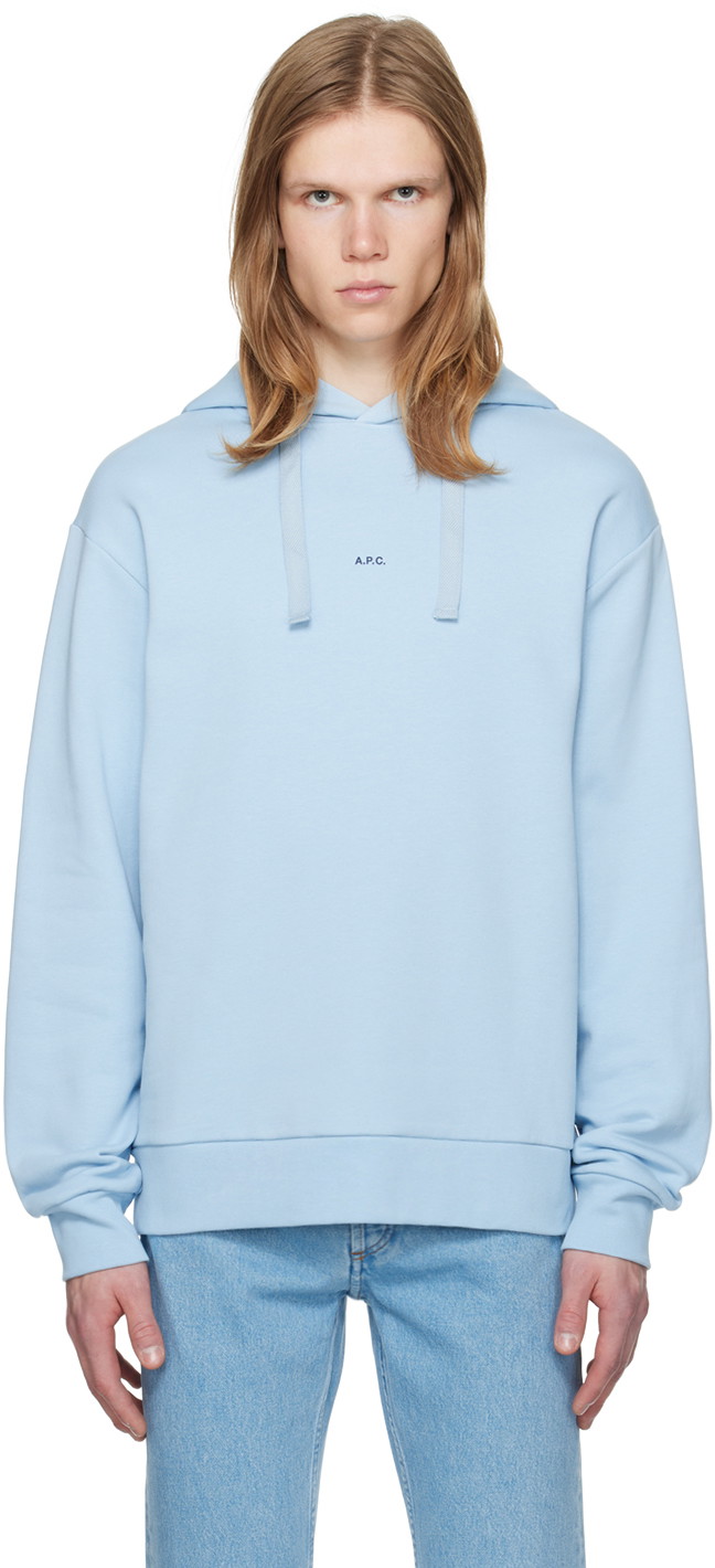 Sweatshirt A.P.C. Larry Hoodie Kék | COGWQ-H27622, 0