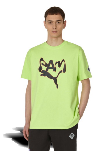 Póló Puma x P.A.M. Graphic T-Shirt Zöld | 538810-39