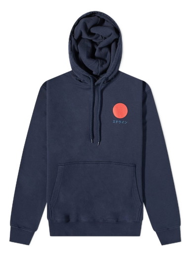 Sweatshirt EDWIN Japanese Sun Hoody Sötétkék | I029285-NYB67