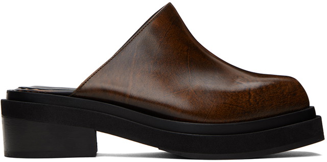 Ruházat Eckhaus Latta Brown Zoe Clogs Barna | FEKLMZOCL06M0F