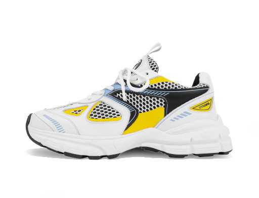 Sneakerek és cipők AXEL ARIGATO Marathon Runner White Black Yellow Blue (W) Sárga | 93027