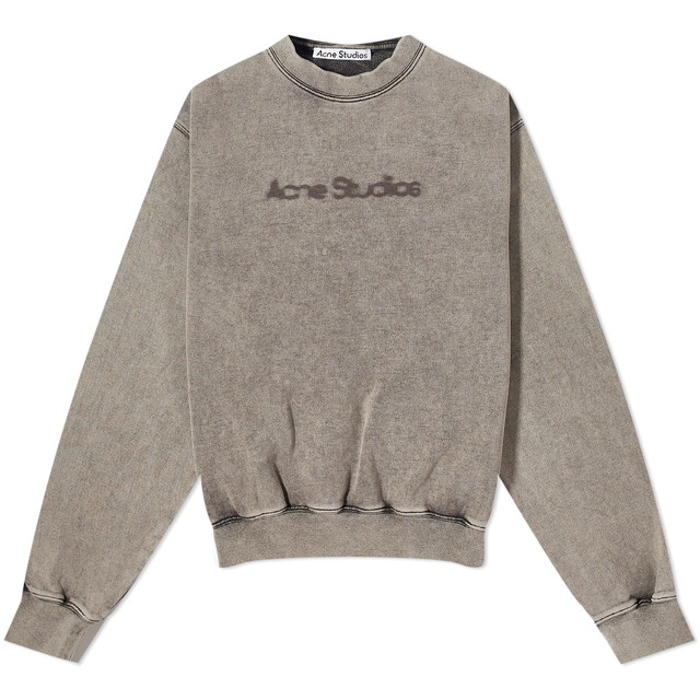 Pulóver Acne Studios Logo Crewneck Szürke | AI0141-DJO