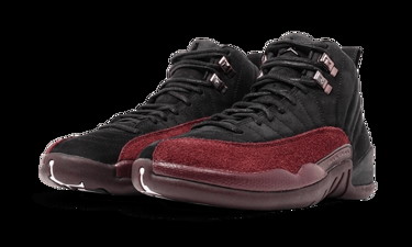 Sneakerek és cipők Jordan A Ma Maniére x Air Jordan 12 Retro "Black" Fekete | DV6989-001, 2