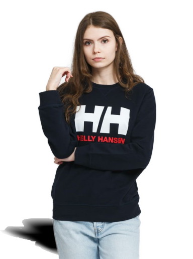 Sweatshirt Helly Hansen Logo Crew Sweat Sötétkék | 34003 597