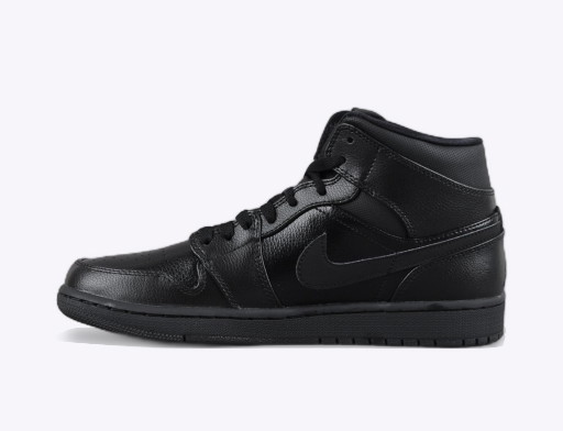 Korlátozott példányszámban Jordan Air Jordan 1 Mid "Black" Fekete | 554724-030