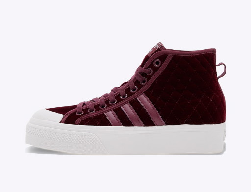 Sneakerek és cipők adidas Originals Nizza Platform Mid W Burgundia | H02701