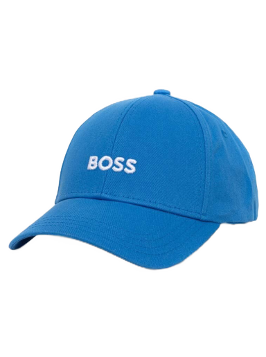 Kupakok BOSS Cotton-twill Six-panel Cap with Embroidered Logo Kék | 50495121