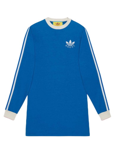 Póló Gucci adidas x T-Shirt Dress Kék | 693537 XJEBS 4153