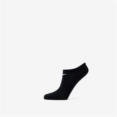 Zoknik és harisnyanadrágok Nike Everyday Cotton Lightweight No Show Socks 3-Pack Fekete | SX7678-010, 0