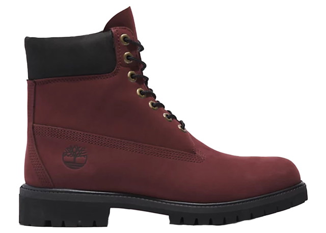 Sneakerek és cipők Timberland Premium 6 Inch Lace Up Waterproof Dark Port Burgundia | TB0A5VB5-C60