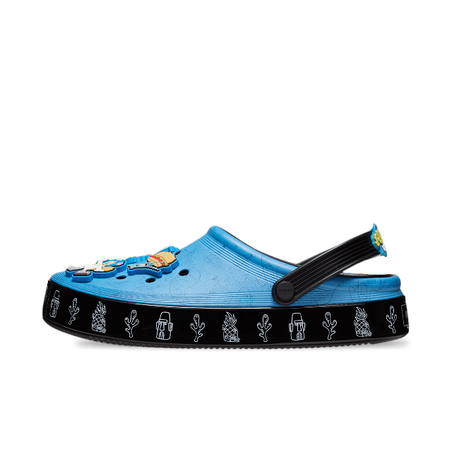 Sneakerek és cipők Crocs SpongeBob SquarePants x Off Court Clog "Under The Sea" Kék | 209825-001