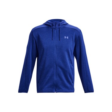 Sweatshirt Under Armour Essential Swacket Full-Zip Hoodie Kék | 1378824-400, 2