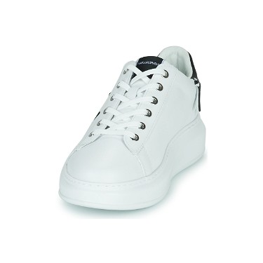 Sneakerek és cipők KARL LAGERFELD KAPRI Whipstitch Lo Lace Fehér | KL62572-010, 2
