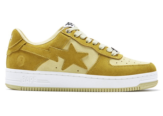 Sneakerek és cipők BAPE Bape Sta 2022 "Suede Yellow" Sárga | 1I70-291-007/1I70-191-008