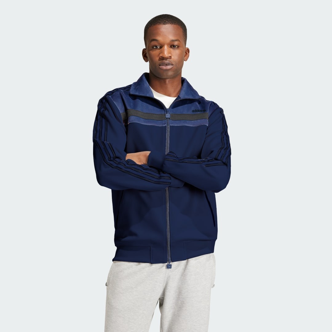 Sweatshirt adidas Originals Premium Top Sötétkék | IS3323, 0