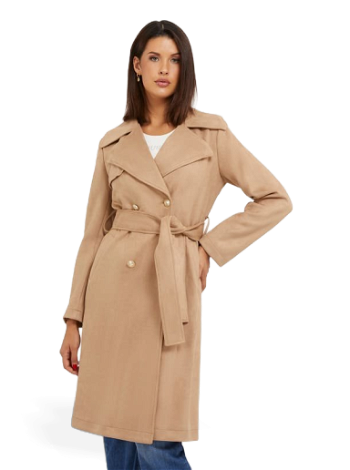 GUESS Faux Suede Trench W3YL23WFMK0
