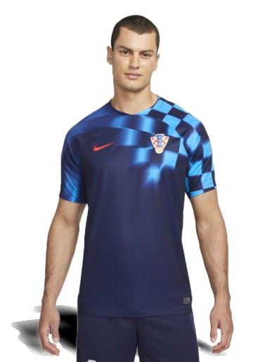 Sportmezek Nike Croatia 2022/23 Stadium Away Dri-FIT Football Shirt Kék | DN0683-498