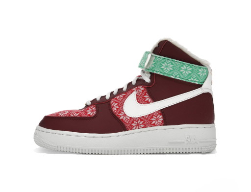 Sneakerek és cipők Nike Air Force 1 High "Nordic Christmas" (2020) Burgundia | DC1620-600