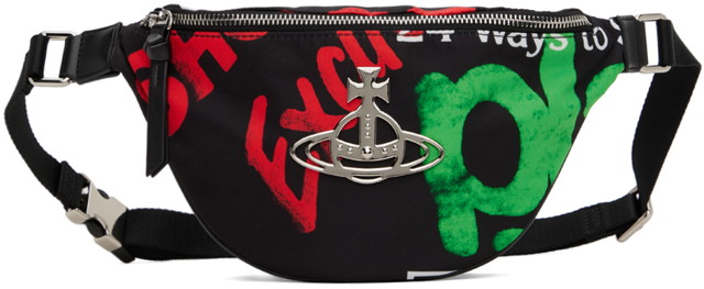 Deréktáskák Vivienne Westwood Small Hilda Pouch Fekete | 43070028U-W00PT-LA