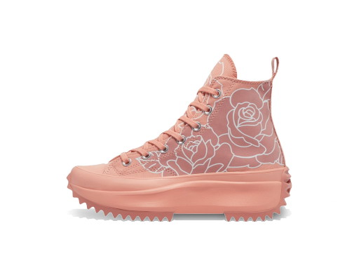 Sneakerek és cipők Converse Run Star Hike Natasha Cloud Floral Pink Quartz W Rózsaszín | 571877C