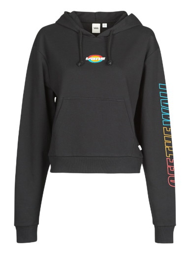 Sweatshirt Vans OVAL TEEN HOODIE Fekete | VN0A4SAOBLK1