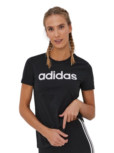 Póló adidas Performance Essentials Slim Logo Fekete | GL0769