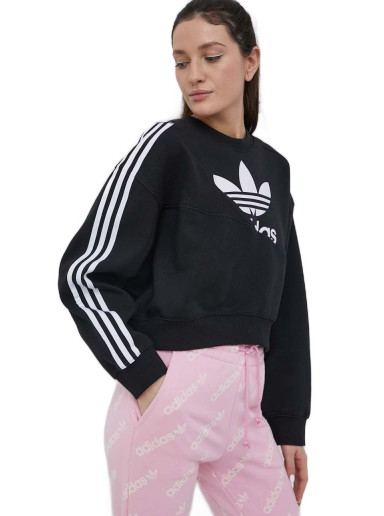 Sweatshirt adidas Originals Adicolor Split Sweatshirt Fekete | HC4622