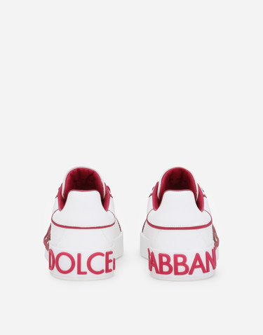 Sneakerek és cipők Dolce & Gabbana Calfskin Portofino Fehér | CK2224AM9968B902, 2