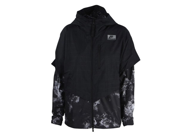 Széldzsekik Nike Sportswear International Windrunner Jacket Black Fekete | 802358-010