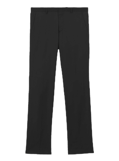 Nadrág Burberry Grain De Poudre Wool Tailored Trousers Fekete | 8051906