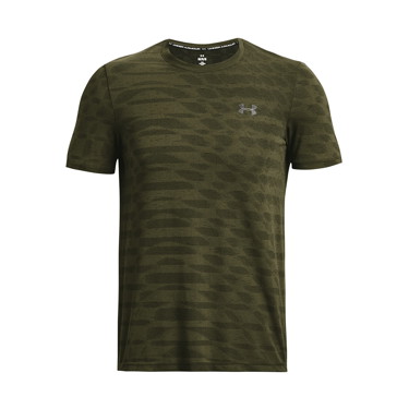 Póló Under Armour HG HG Seamless Ripple Zöld | 1379281-390, 4