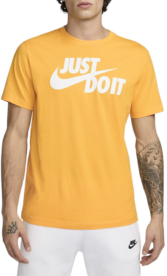 Póló Nike M NSW TEE JUST DO IT SWOOSH Sárga | ar5006-739