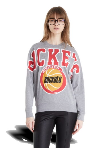 Sweatshirt Mitchell & Ness Logo LT Fleece Szürke | FCPO1243-HROYYPPPGYHT